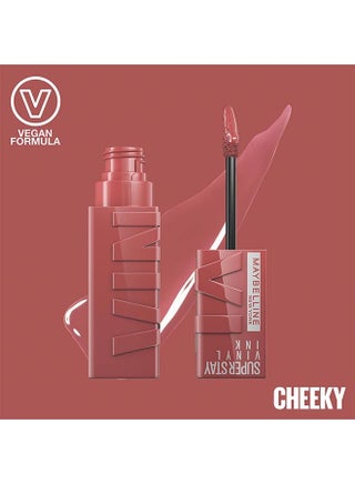 أحمر شفاه سوبر ستاى فينيل إنك يدوم طويلاً ومقاوم للنقل 35 تشيكي