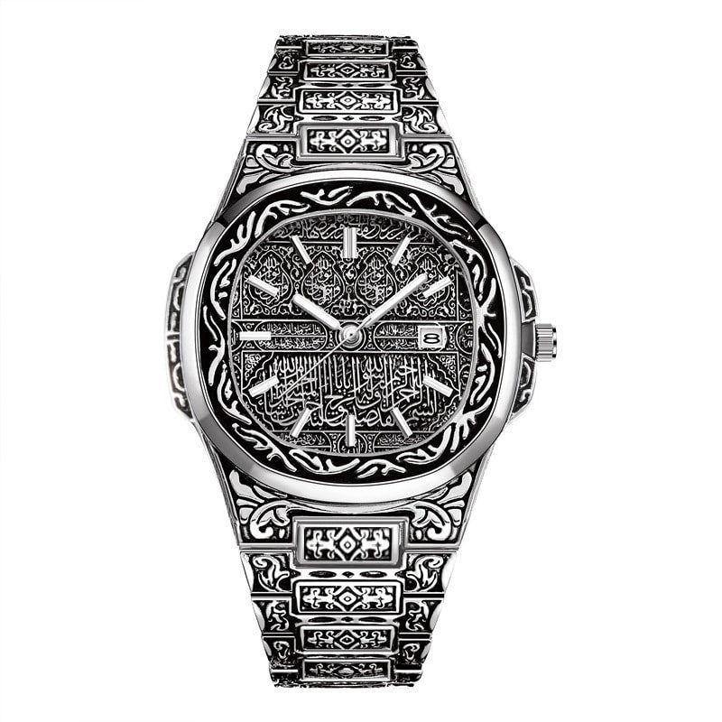 ساعة يد رجالية تناظرية، ساعة كوارتز كلاسيكية،